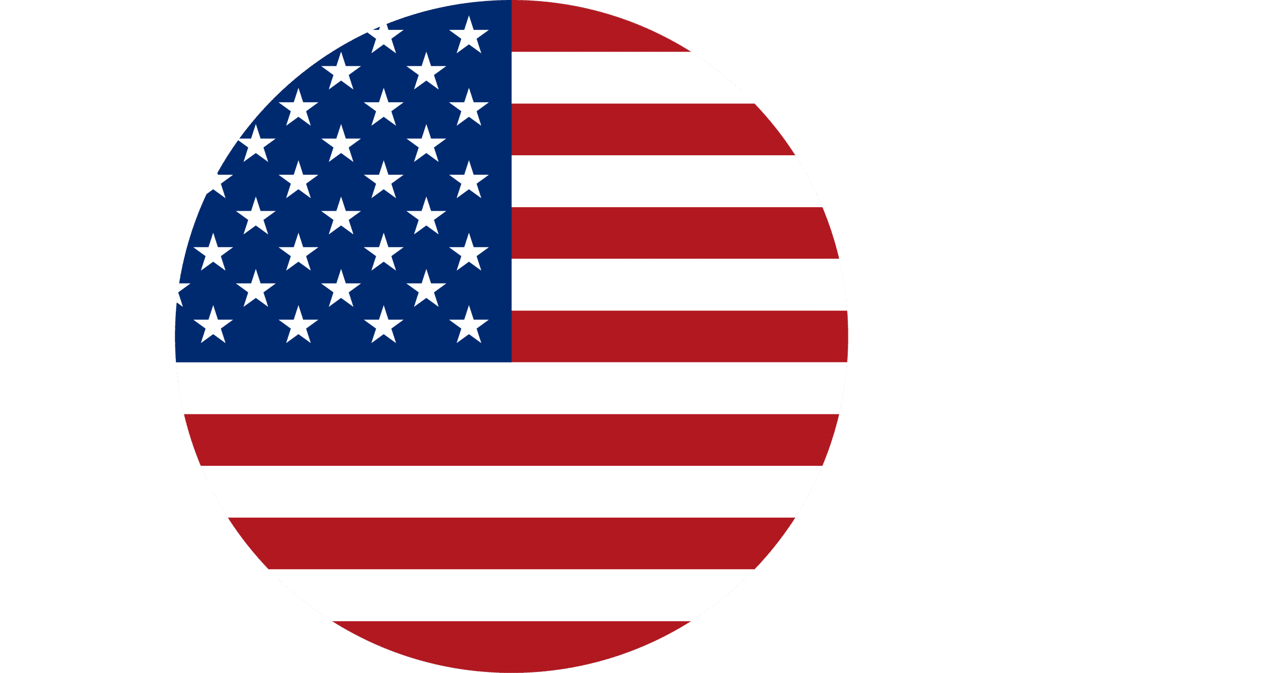 Bandera circular de Estados Unidos